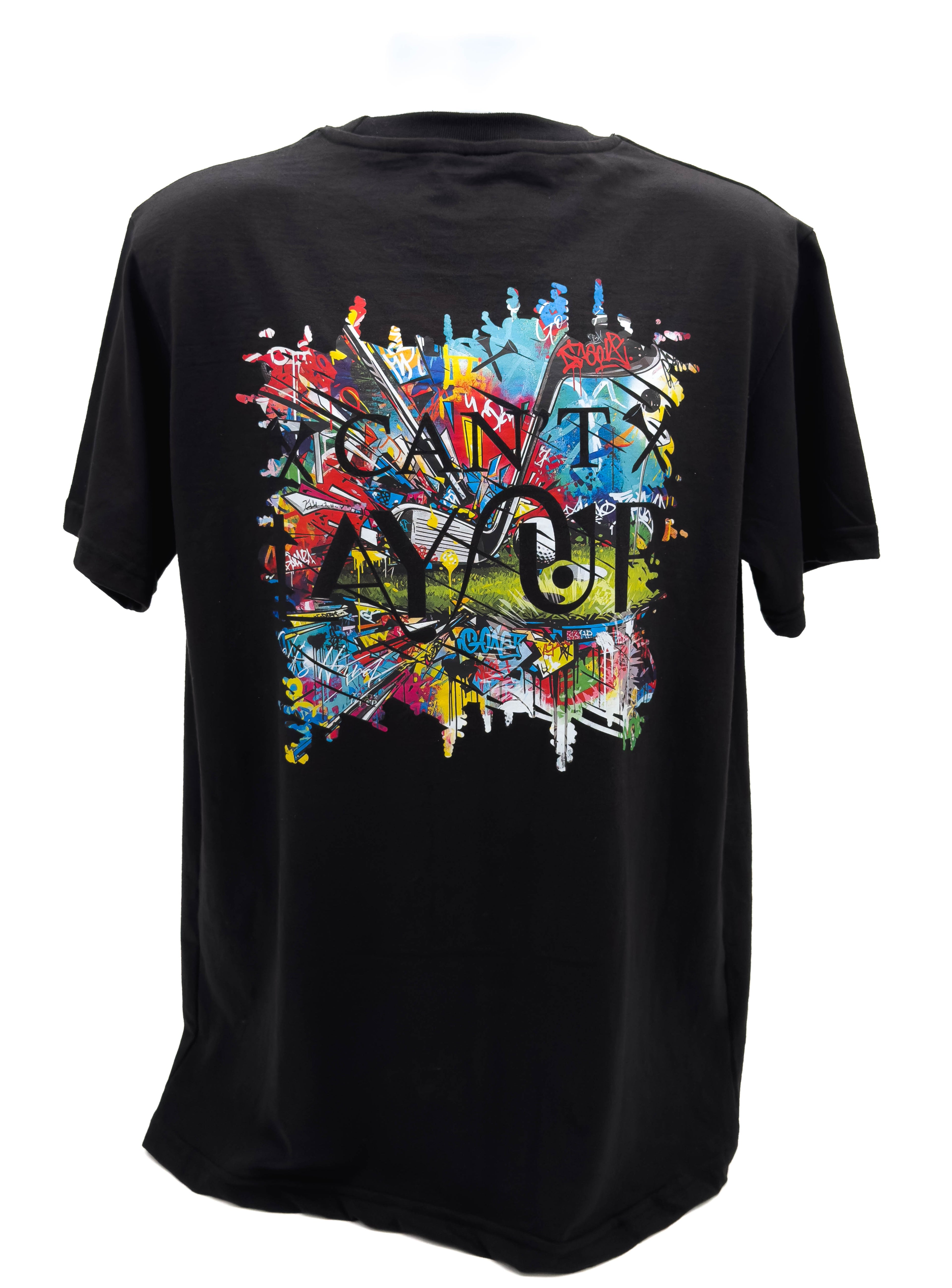 CLU Graffiti Tee — Black